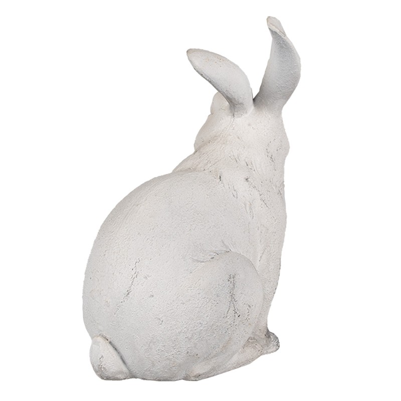 Clayre & Eef Statuetta Coniglio 21 cm Beige Poliresina