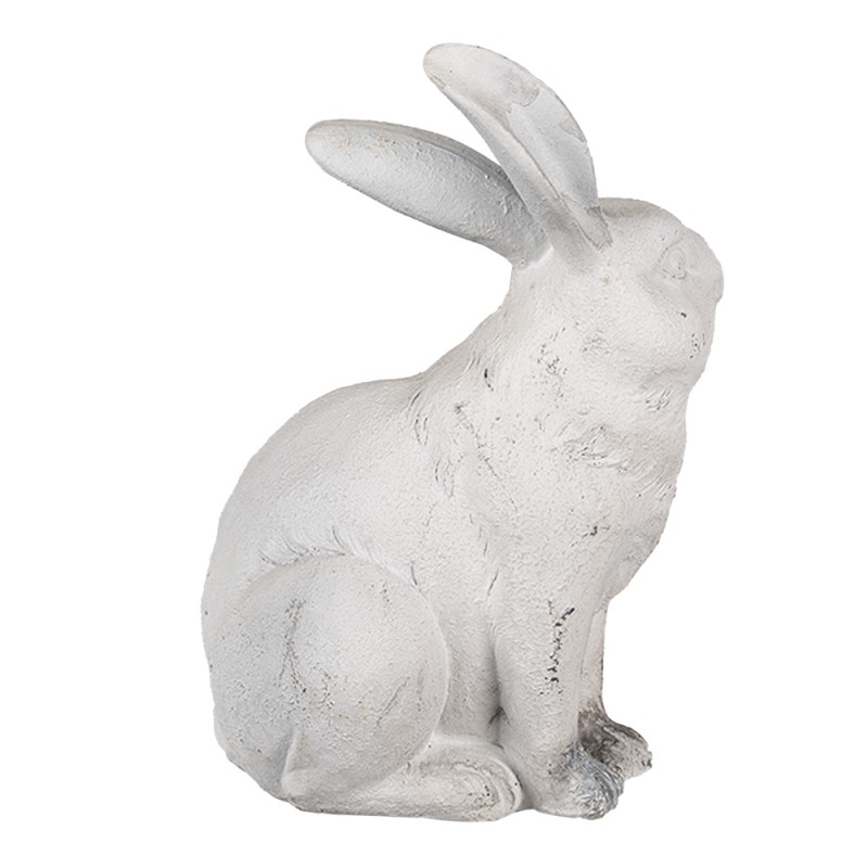 Clayre & Eef Statuetta Coniglio 21 cm Beige Poliresina