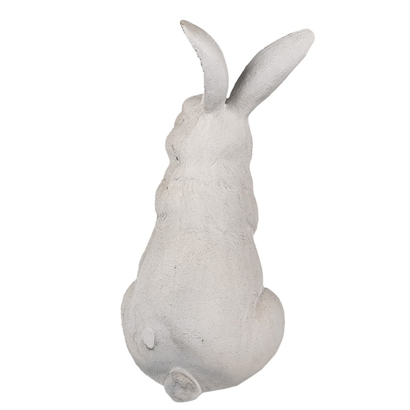 Clayre & Eef Figurine Lapin 26 cm Beige Polyrésine