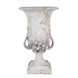 Clayre & Eef Pot de fleurs 46 cm Beige Polyrésine