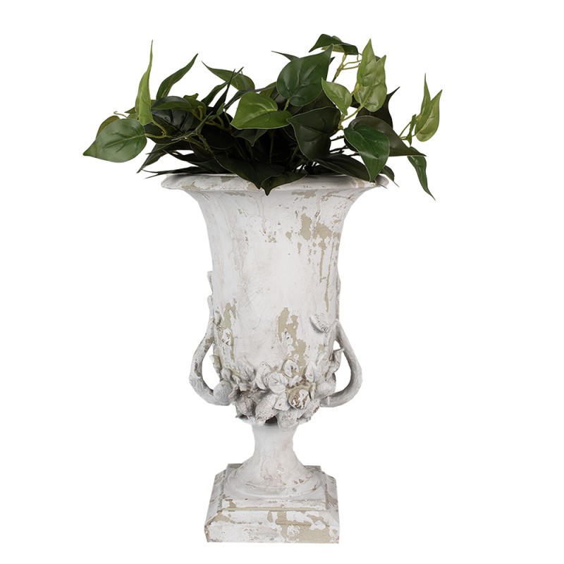 Clayre & Eef Pot de fleurs 46 cm Beige Polyrésine
