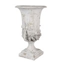 Clayre & Eef Pot de fleurs 46 cm Beige Polyrésine