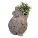 Clayre & Eef Planter Frog 26x25x32 cm Grey Polyresin