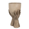 Clayre & Eef Planter Hands 37 cm Beige Polyresin