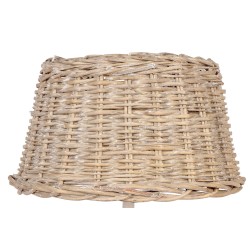 Clayre & Eef Lampshade Ø 38x22 cm Beige Rattan Round