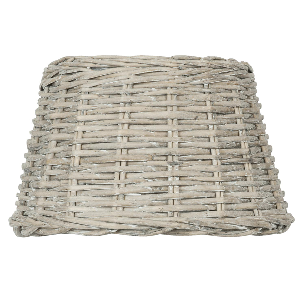 Clayre&Eef Lampenkap HanglampØ 36x22 cm Beige Rotan afbeelding