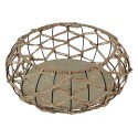 Clayre & Eef Aufbewahrungskorb Ø 39x15 cm Braun Rattan Rund
