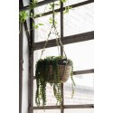Clayre & Eef Appendi-piante Ø 24x18 Marrone Zostera Rotondo