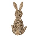 Clayre & Eef Figurine Lapin 20x15x36 cm Marron Zostère