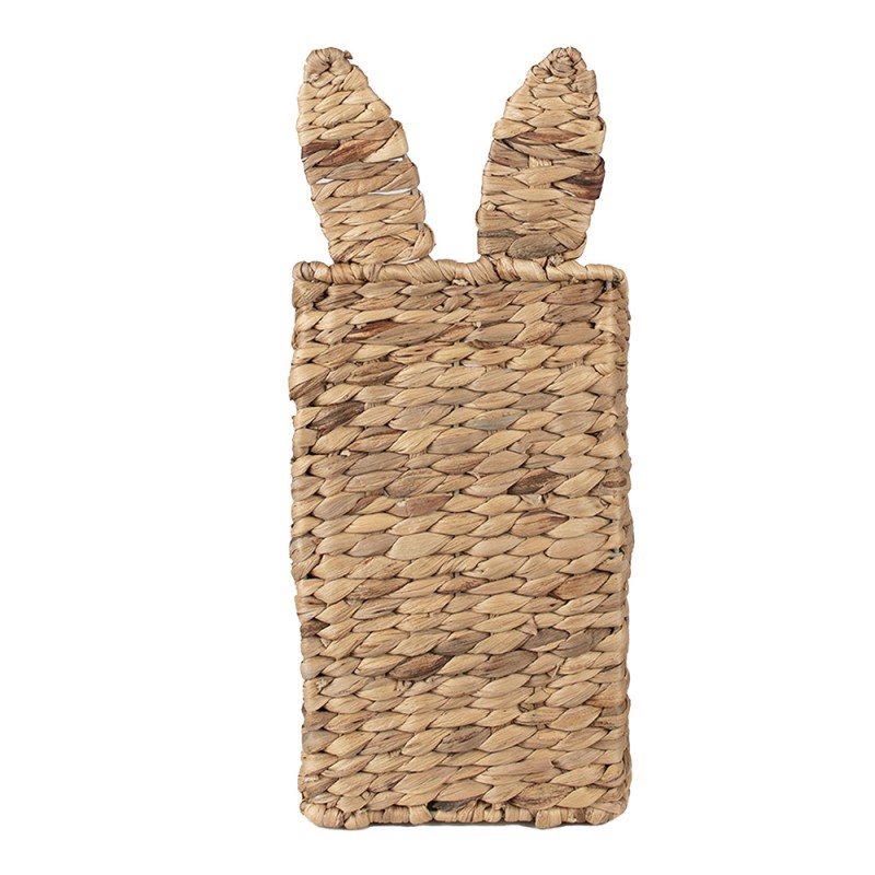Clayre & Eef Storage Basket 25x18x20/42 cm Brown Rattan
