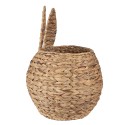 Clayre & Eef Storage Basket Ø 33x30/49 cm Brown Rattan