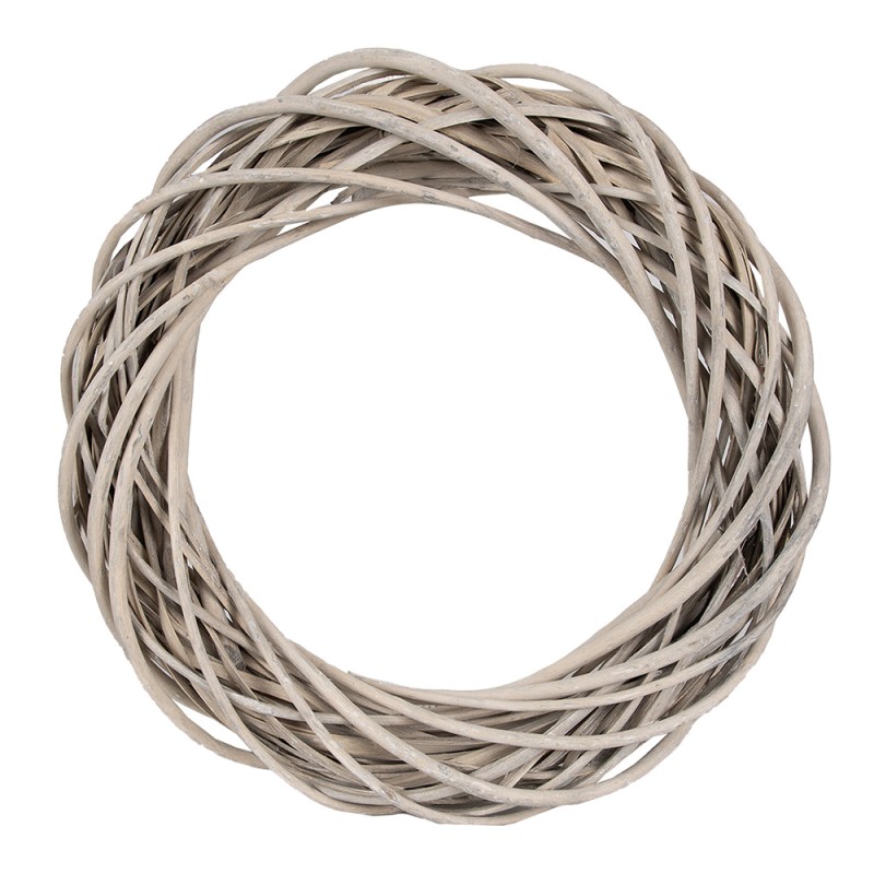 Clayre & Eef Krans Ø 40 cm Bruin Rotan