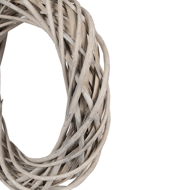 Clayre & Eef Krans Ø 40 cm Bruin Rotan