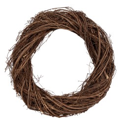 Clayre & Eef Krans Ø 35 cm Bruin Hout