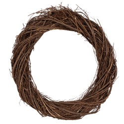 Clayre & Eef Wreath Ø 45 cm Brown Wood