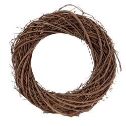 Clayre & Eef Couronne Ø 25 cm Marron Bois