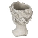 Clayre & Eef Fioriera 11x13x17 cm Grigio Pietra