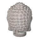 Clayre & Eef Figurine Bouddha 15x15x19 cm Gris Pierre