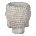 Clayre & Eef Blumentopf 15x14x17 cm Grau Stein