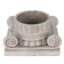 Clayre & Eef Pot de fleurs 21x21x11 cm Gris Pierre Rectangle
