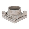 Clayre & Eef Pot de fleurs 21x21x11 cm Gris Pierre Rectangle