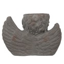 Clayre & Eef Bloempot Engel 30x13x20 cm Grijs Steen