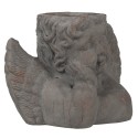 Clayre & Eef Bloempot Engel 30x13x20 cm Grijs Steen