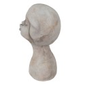 Clayre & Eef Buste Meisje 11x10x18 cm Beige Steen