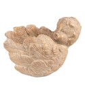Clayre & Eef Fioriera Angelo 16x13x12 cm Marrone Pietra