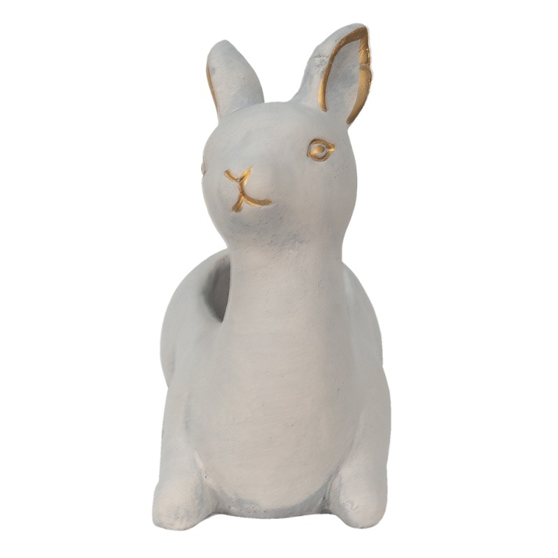 Clayre & Eef Planter Deer 23x11x21 cm Beige Stone