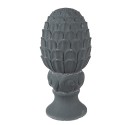Clayre & Eef Decoration Pinecone Ø 14x29 cm Grey Stone