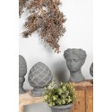 Clayre & Eef Planter Head 18x17x25 cm Grey Stone