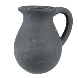Clayre & Eef Pichet décoratif 17x15x11 cm Gris Pierre