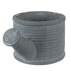 Clayre & Eef Bloempot Gieter 27x15x11 cm Grijs Steen