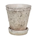 Clayre & Eef Planter Ø 13x14 cm Beige Stone