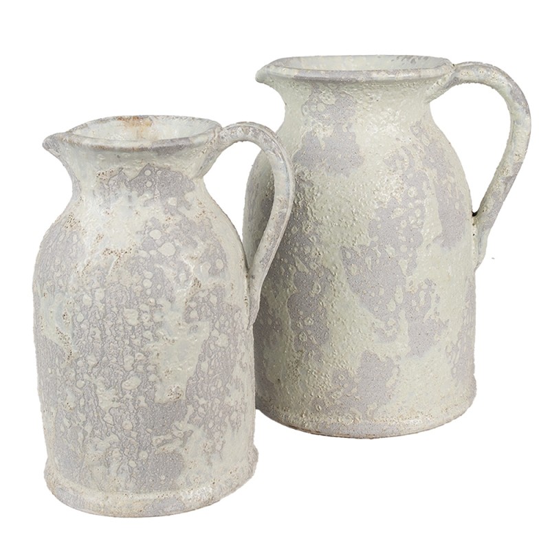 Clayre & Eef Brocca decorativa 20x16x24 cm Beige Terracotta