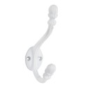 Clayre & Eef Wandhaak  3x8x12cm Wit Ijzer Rechthoek