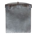 Clayre & Eef Brievenbus  24x10x29 cm Grijs Ijzer Post