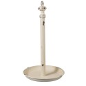 Clayre & Eef Kitchen Roll Holder Ø 20x37 cm White Iron