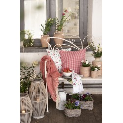 Clayre & Eef Decorative Milk Churn 18x15x27 cm White Metal Round Farmers Market