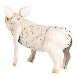 Clayre & Eef Decoration Pig 44x18x30 cm Pink Iron Pig