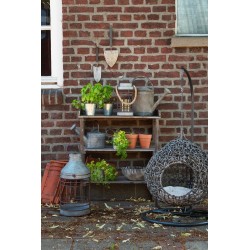 Clayre & Eef Arrosoir décoratif 47x18x39 cm Gris Métal