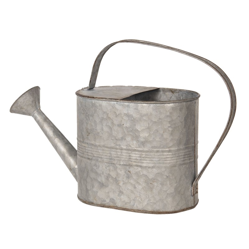 Clayre & Eef Dekoration Gießkanne 40x14x25 cm Grau Metall