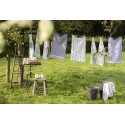 Clayre & Eef Decoratie Emmer Set van 2  Grijs Metaal