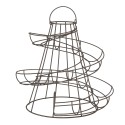 Clayre & Eef Egg Holder 33x33x35 cm Black Iron Round