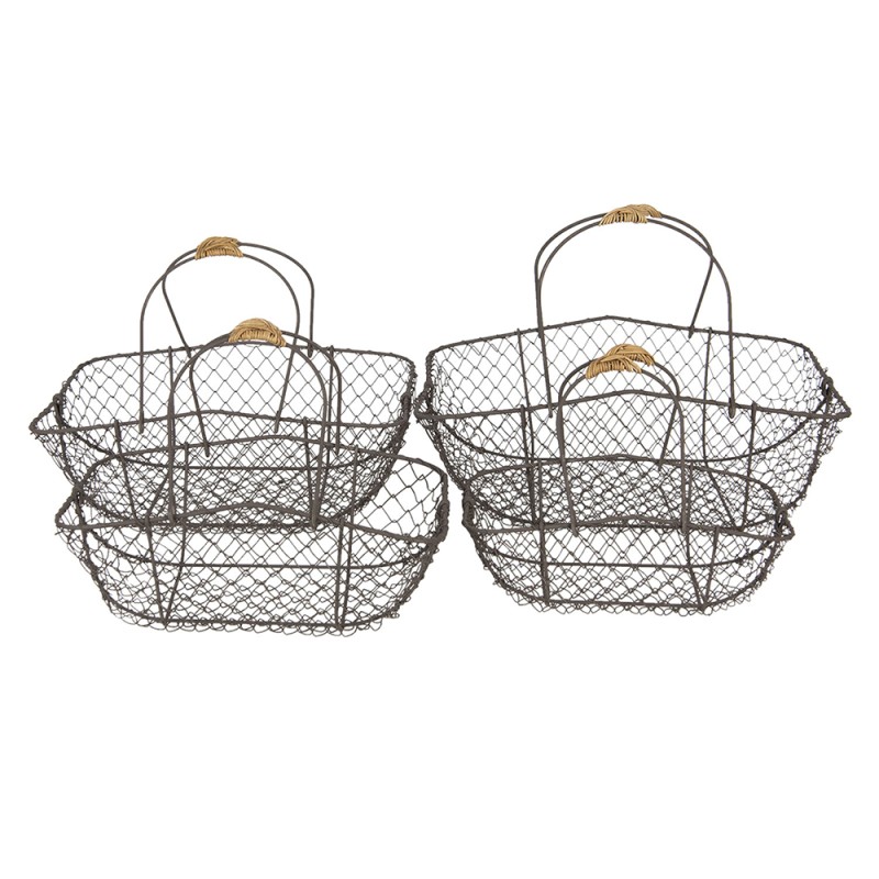 Clayre & Eef Panier Marron Fer