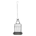 Clayre & Eef Décoration de cage 27x27x46 cm Gris Fer Rectangle