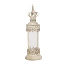 Clayre & Eef Lantaarn Ø 17x55 cm Beige IJzer