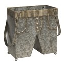 Clayre & Eef Pflanzenhalter 28x15x30/50 cm Grau Eisen Rechteck