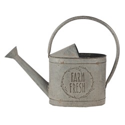 Clayre & Eef Decoratie Gieter  45x16x33 cm Grijs Metaal